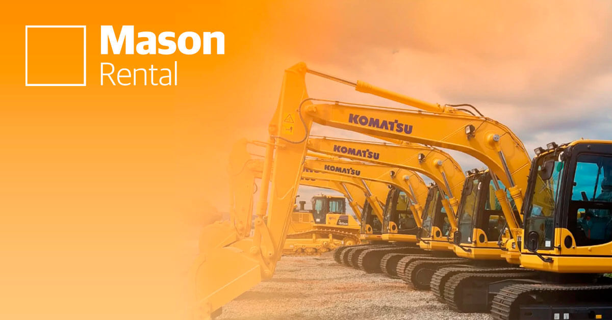 Máquinas Komatsu Mason Rental